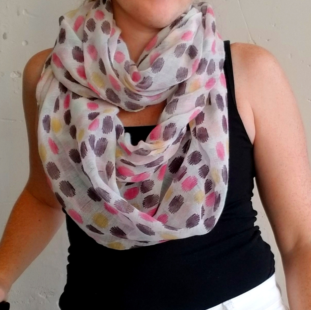 Infinity scarf.
